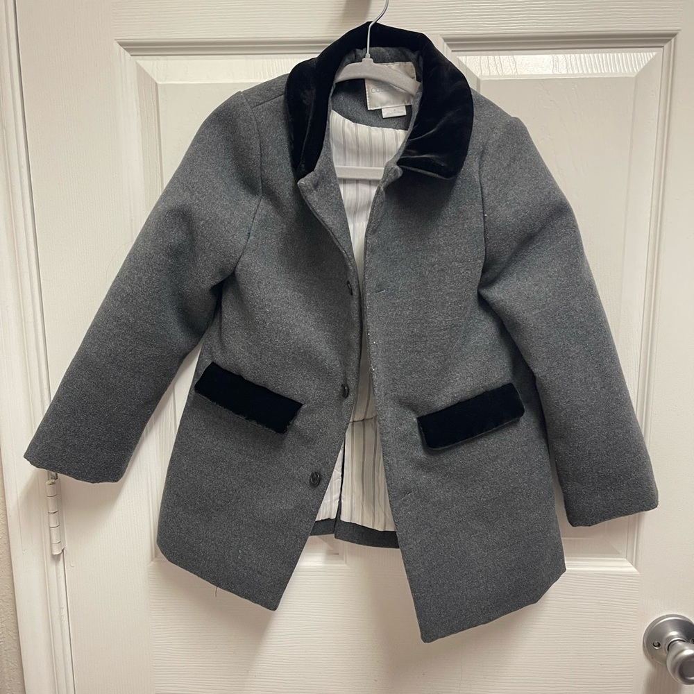 Edgehill Collection Grey Pea Coat